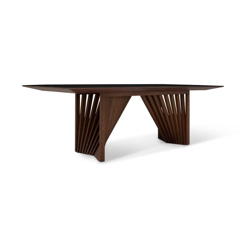 Modern Brazilian - Laguna - Glass Top Dining Table