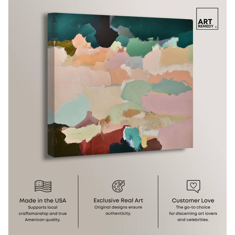 Brushed Beauty III Canvas by Art Remedy, Gallery Wrapped