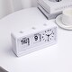 preview thumbnail 3 of 5, Silent Non Tick Clock with Calendar and Week Home Decor Desk Clocks for Office - 7.8"L x 1.9"W x 3.7"H
