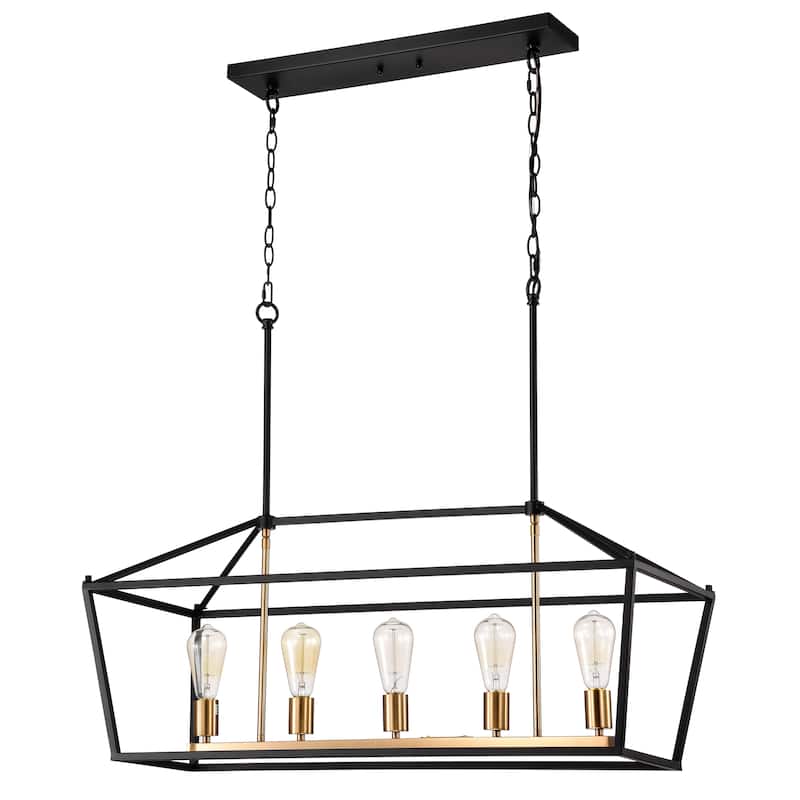 5-light Linear Island Fixture