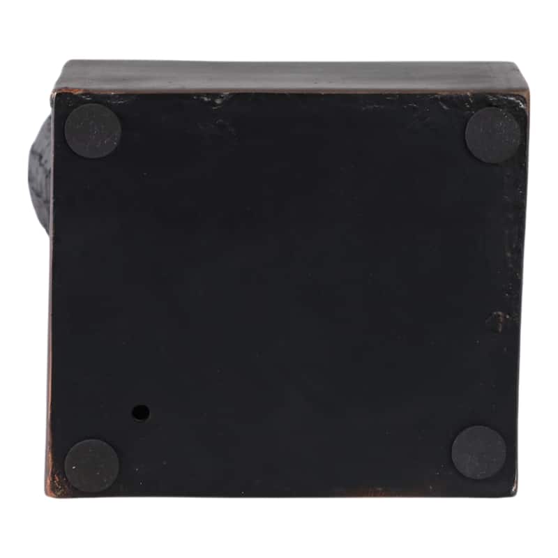 Polyresin Sculpture Abstract Open Oval Design Home Decor - 20" Black - 7" x 4.5" x 20"