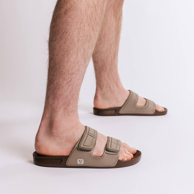Vance Mario Comfort Adjustable Strap Slide-in Sandal