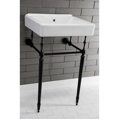 Kingston Brass Concord 20-Inch Ceramic Console Sink Basin