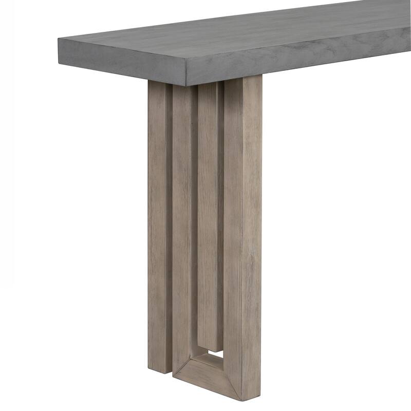 Console Table with Distinctive Side Shapes, Suitable for Entryway, Hallway, Living Room, Foyer, Corridor