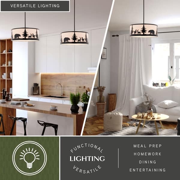 Vaxcel Lighting P0416 3 Light 18" Wide Suspension Pendant