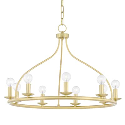 Mitzi by Hudson Valley Kendra 9-light Chandelier