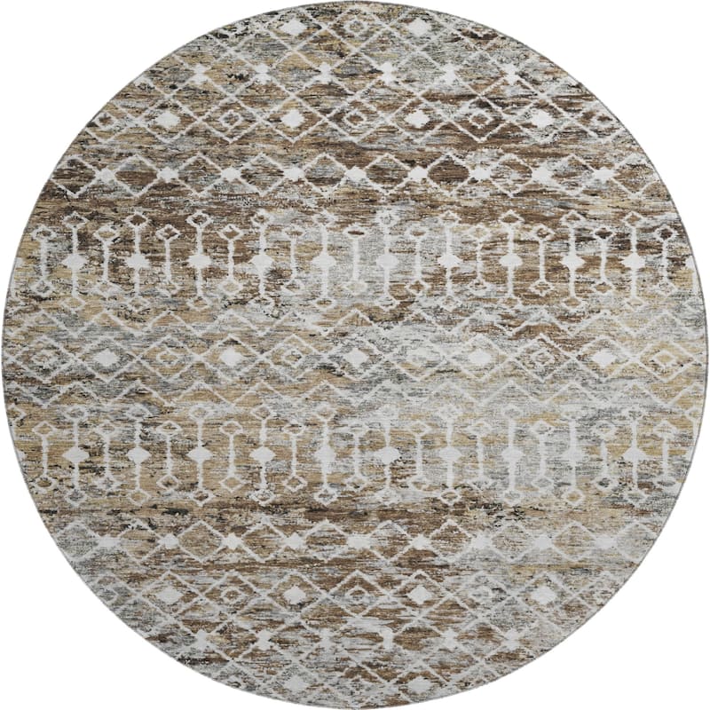 Premium Washable Super Soft Boho Trellis Mayfield Rug