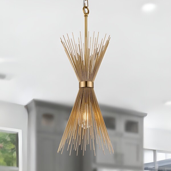 Gold spike light fixture new arrivals