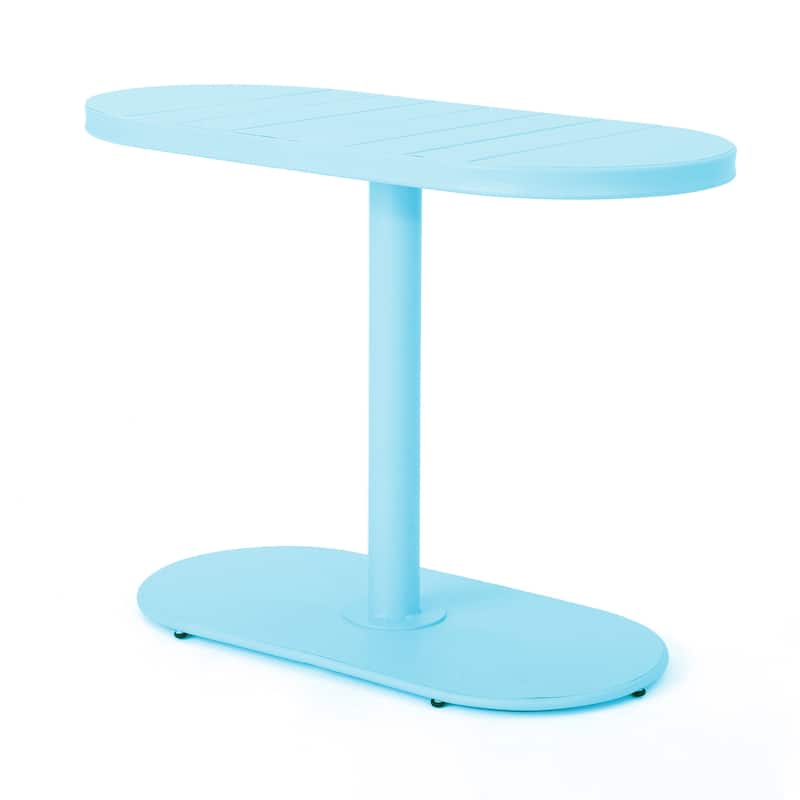 Roomfitters Santa Monica 3-Piece Bistro Set with Round Table and Metal Chairs
