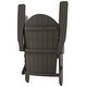 preview thumbnail 59 of 85, Vineyard HIPS Outdoor Folding Eco-Friendly All Weather Seashell Adirondack Chairs (12-Piece Conversation Set)