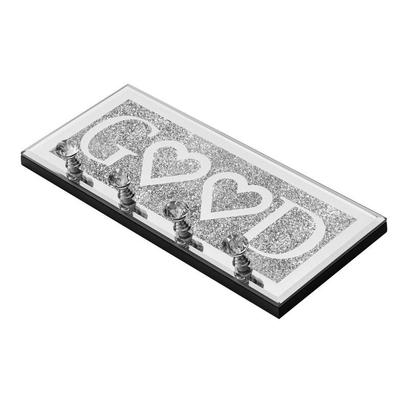 Mirrored Key Holder for Wall Decorative