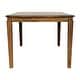 preview thumbnail 9 of 18, Classic Wood Dining Table with Offset Tapered Legs