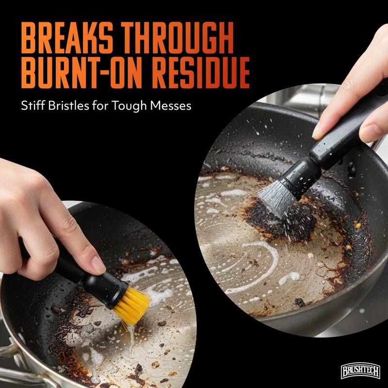 Brushtech The Two Most Useful Brushes In Your Kitchen - 12.5 in