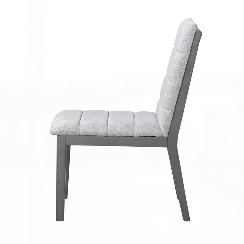 Tufted Upholstery Modern Dining Chairs Set of 2
