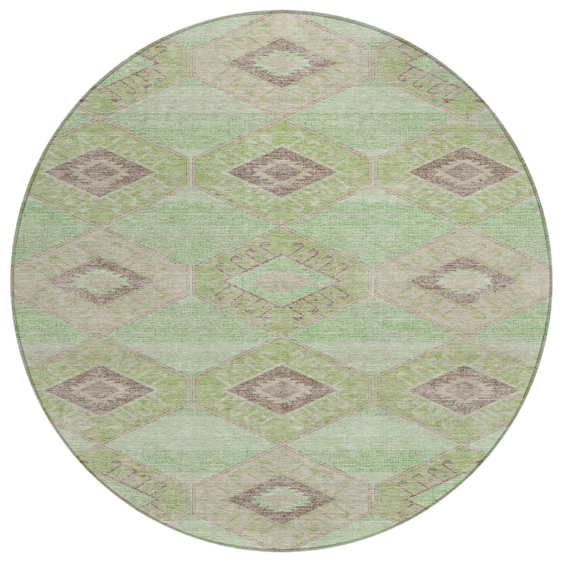 HomeRoots Aztec Transitional Rectangle Outdoor Rug