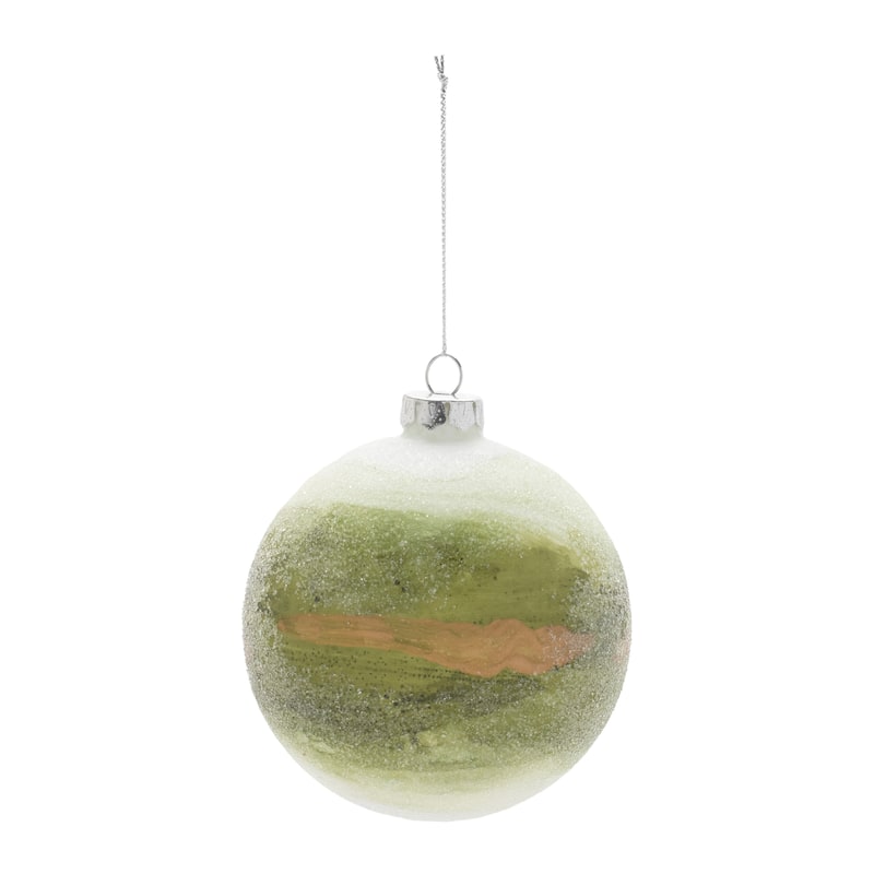 Beaded Glass Ball Ornament (Set of 6) - N/A
