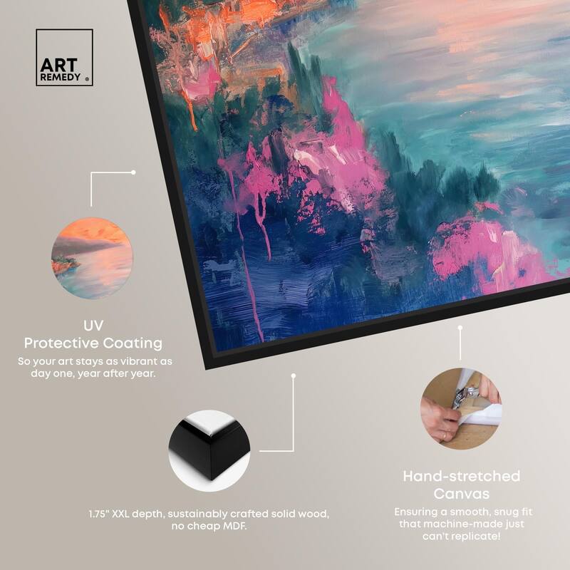 Tropical Twilight III Canvas by Art Remedy