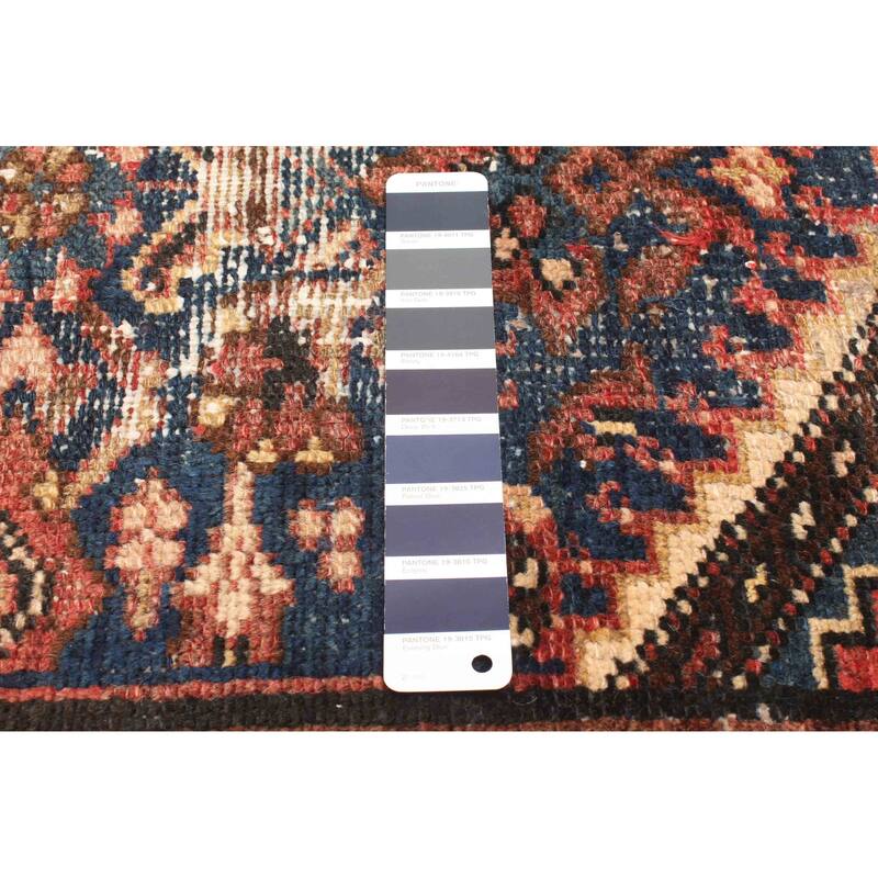 ECARPETGALLERY Hand-knotted Andelz Dark Navy Wool Rug - 2'11 x 4'9