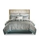 preview thumbnail 42 of 44, Madison Park Whitman 12 Piece Comforter Set with Cotton Bed Sheets