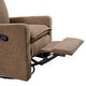 preview thumbnail 49 of 48, Oxford Baby Uptown Upholstered Glider Recliner, GreenGuard Gold Certified, 360° Swivel for Nursery & Living Room