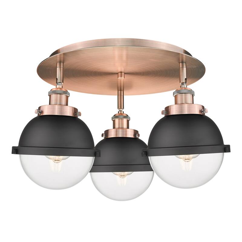 Innovations Lighting Ballston Urban - 3 Light 18" Flush Mount