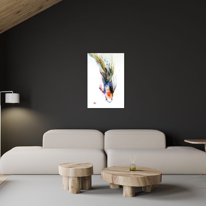 Fish in Motion Print On Acrylic Glass by Dean Crouser