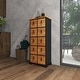 preview thumbnail 8 of 17, Brown Wood Rustic Chest 44 x 19 x 12
