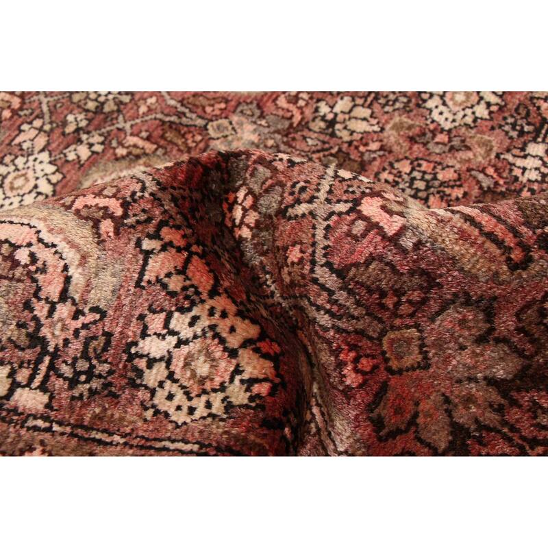 ECARPETGALLERY Hand-knotted Andelz Dark Red Wool Rug - 3'7 x 9'9