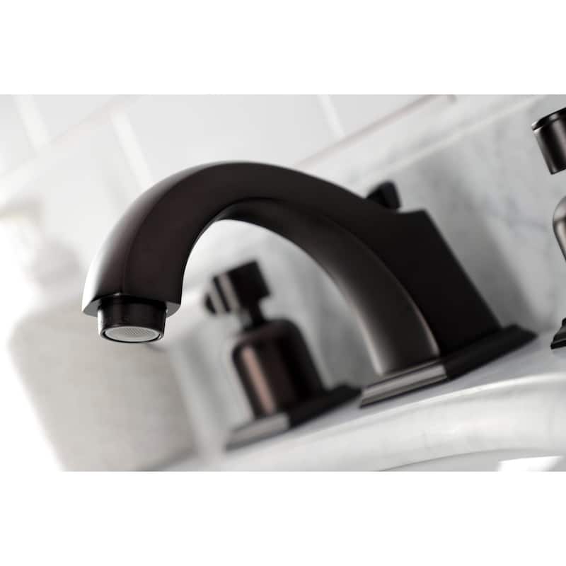 Kingston Brass Paris 1.2 GPM Widespread Bathroom Faucet with Pop-Up