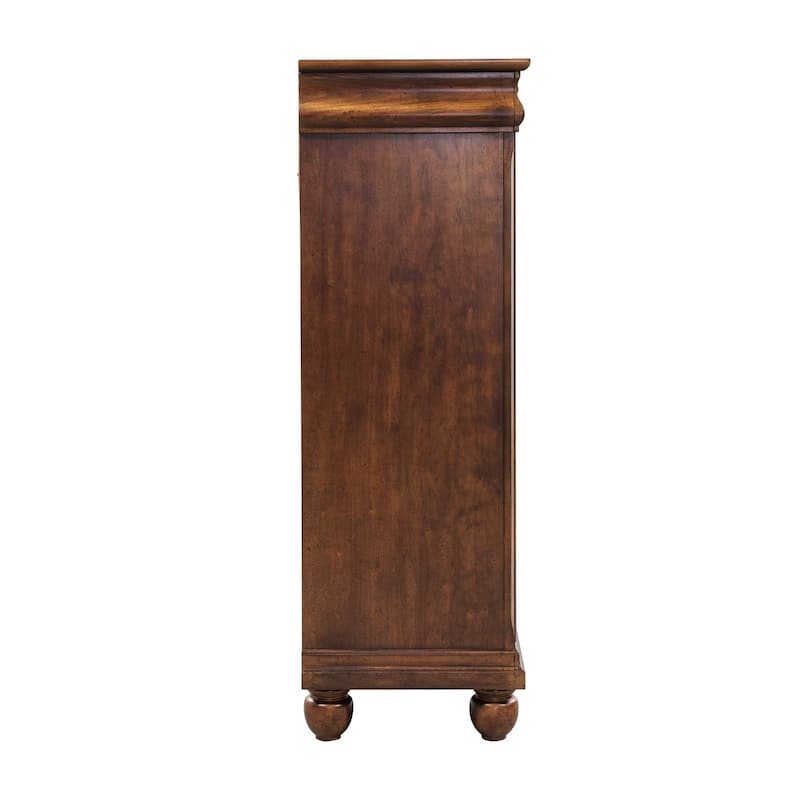 Rustic Traditions 5 Drawer Chest in Rustic Cherry