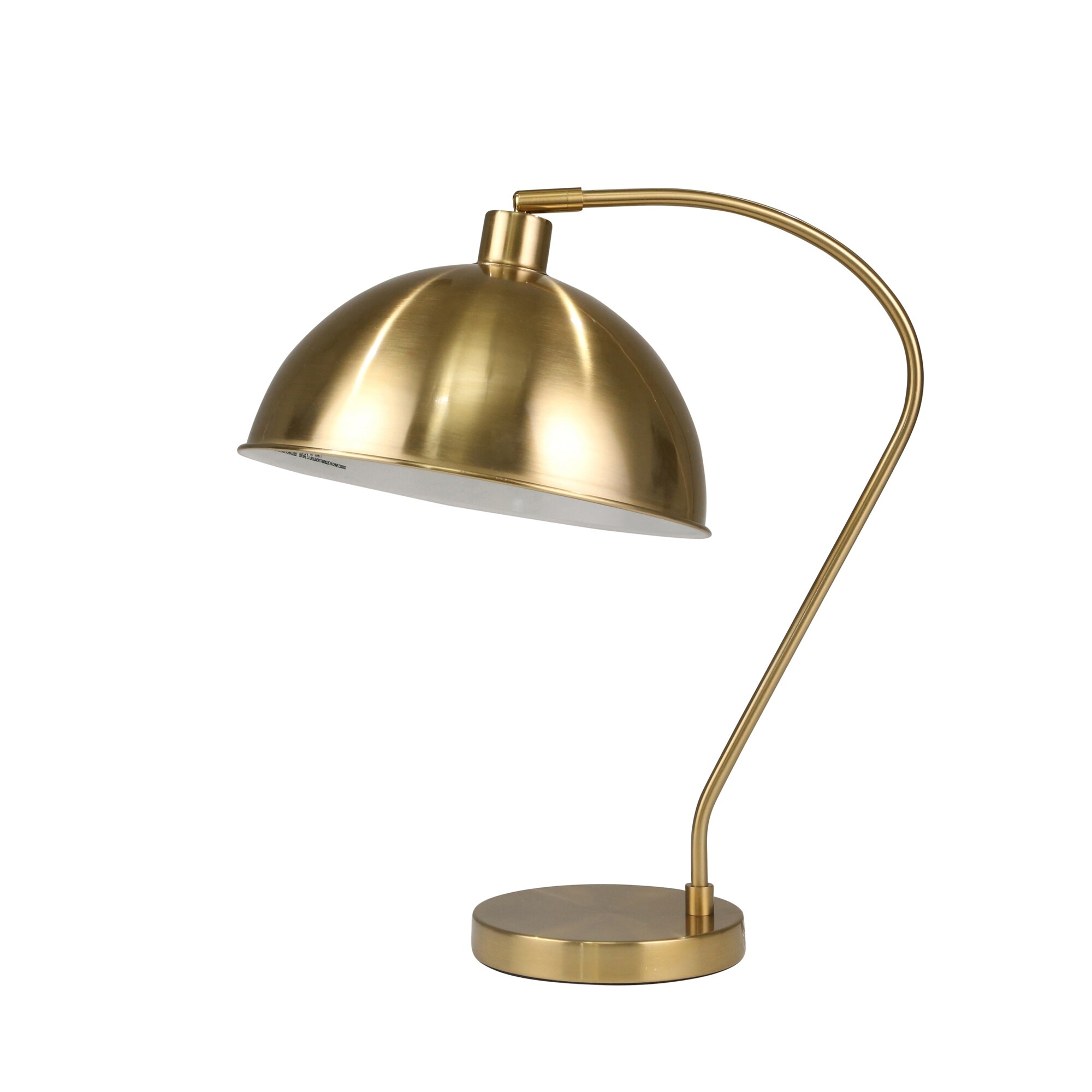 Shop Black Friday Deals On Metal 21 Dome Shade Table Lamp Gold On Sale Overstock 28369214