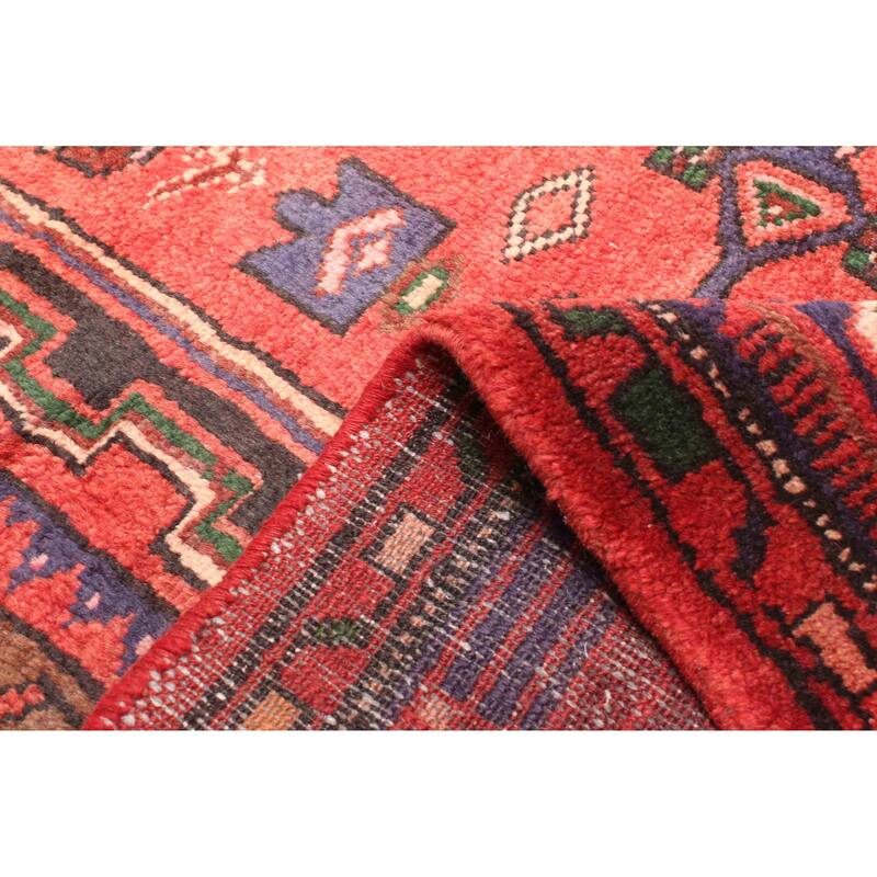 ECARPETGALLERY Hand-knotted Andelz Red Wool Rug - 4'8 x 7'3