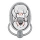 preview thumbnail 1 of 8, Portable Baby Swing for Newborns with Bluetooth Music and 5 Speeds Remote Washable Seat - 27.17" L x 24.02" W x 20.47" H