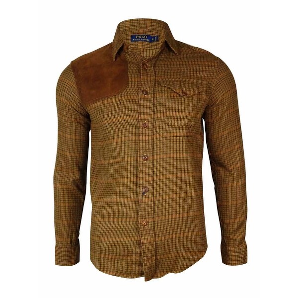 brown ralph lauren shirt