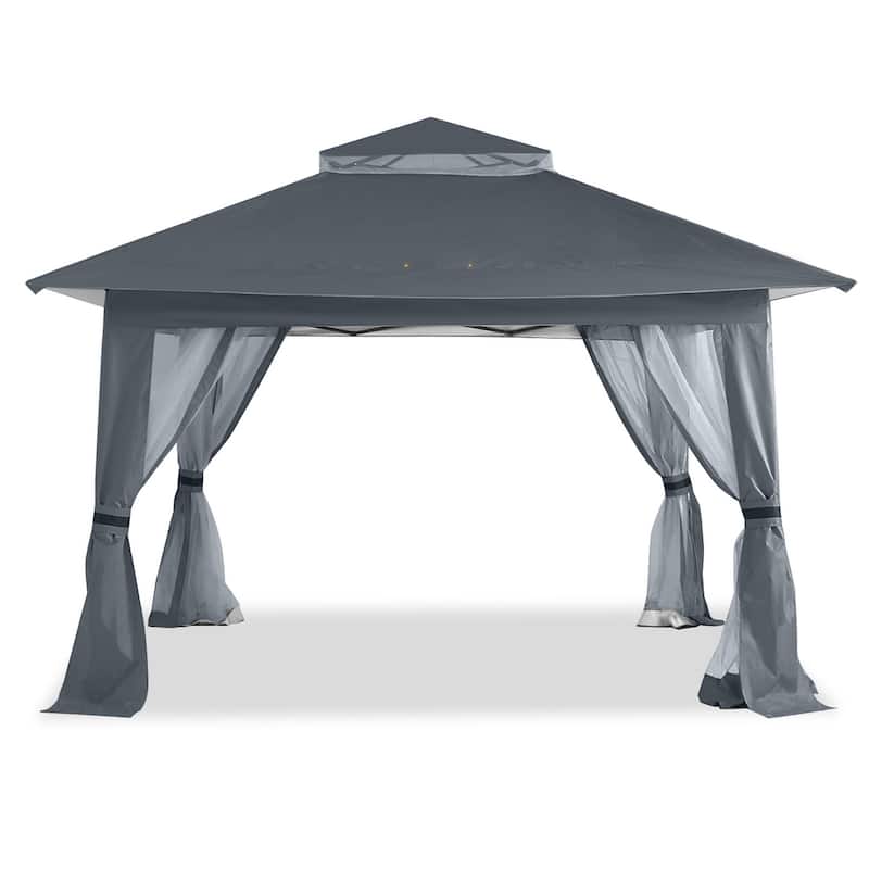 ABCCANOPY 13'x13' Pop Up Gazebo with Mosquito Netting - 13ftx13ft