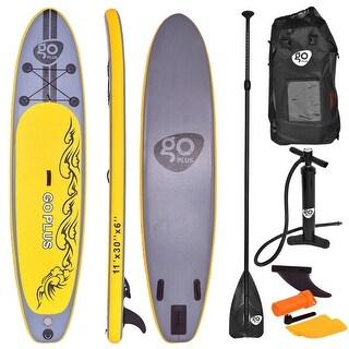 Shop Costway 11 Inflatable Stand Up Paddle Board Sup W 3 Fins