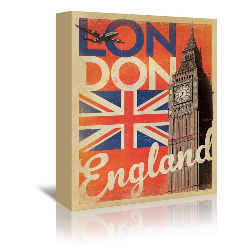 London Flag by Anderson Design Group Wrapped Canvas - Americanflat - 5 ...