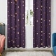 preview thumbnail 11 of 54, Deconovo Gold Star Foil Room Darkening Curtains for Kids 2 Panels