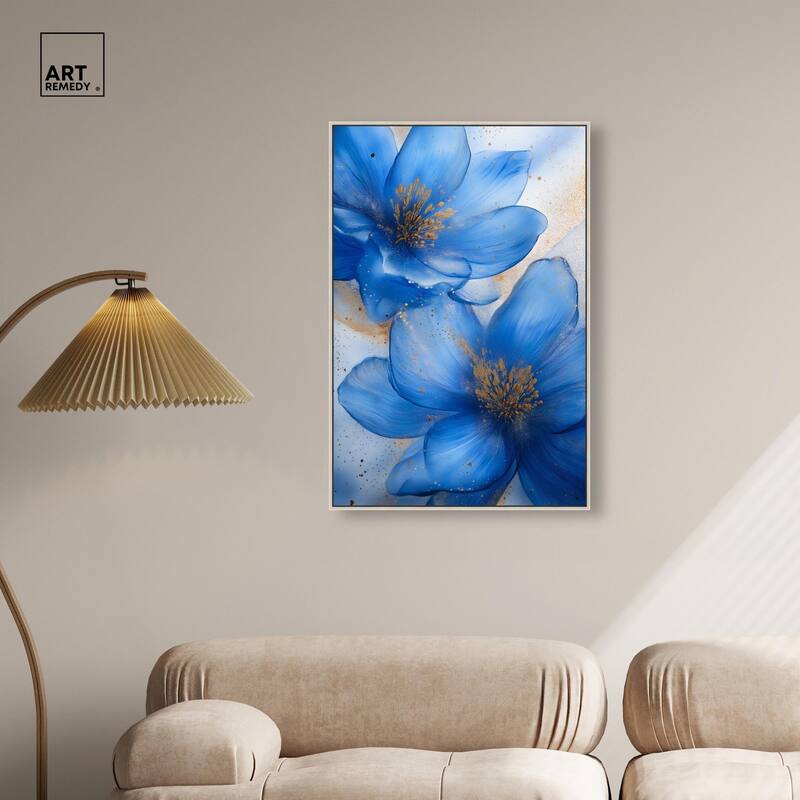 Twilight Teal Tint II Canvas by Art Remedy