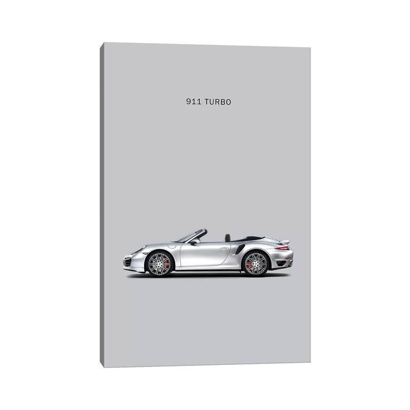 iCanvas "Porsche 911 Turbo Cabriolet" by Mark Rogan Canvas Print