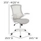 preview thumbnail 116 of 150, Mid-Back Mesh Swivel Ergonomic Task Office Chair with Flip-Up Arms