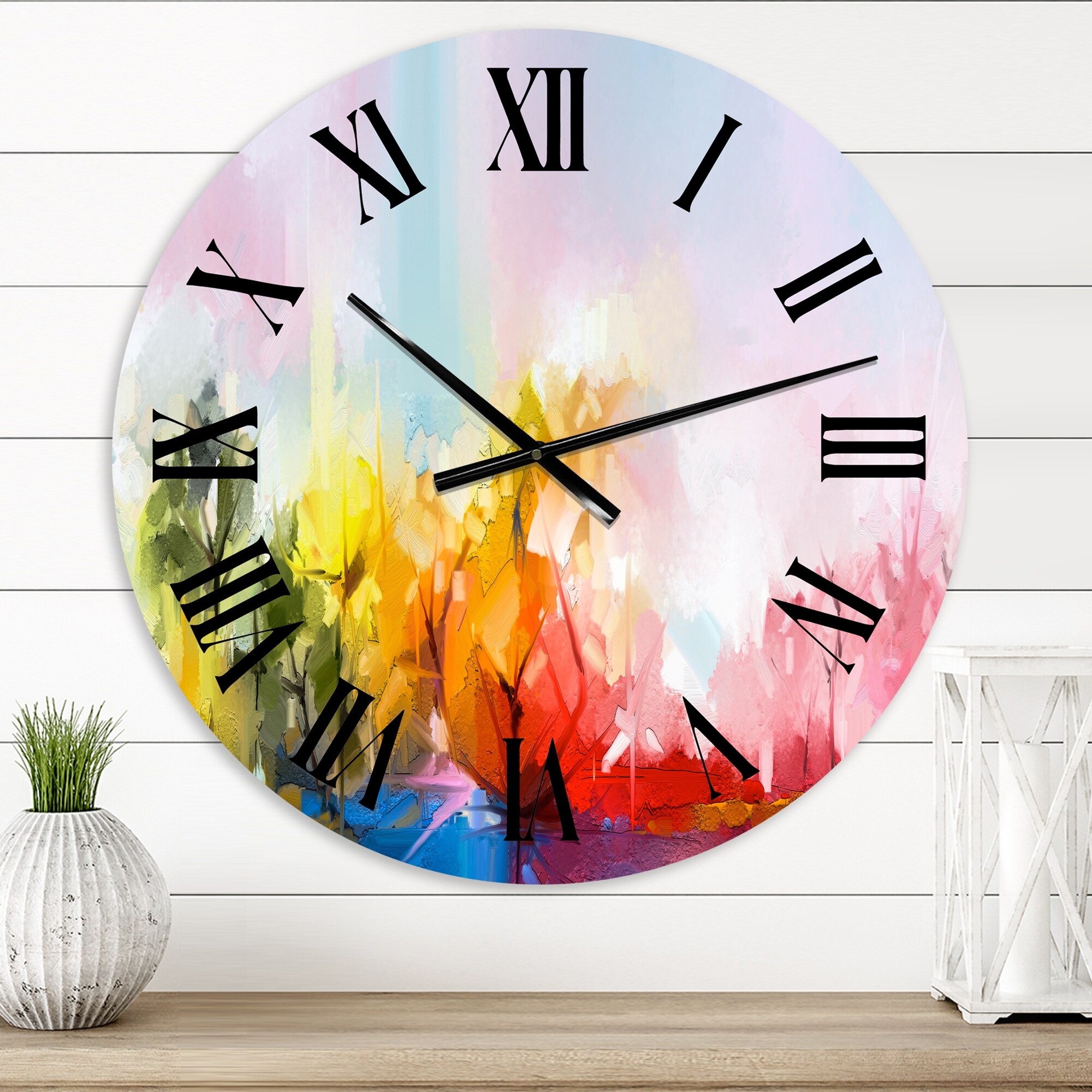 https://ak1.ostkcdn.com/images/products/is/images/direct/8dfceab84348e5effe14fae01403769e23446cfc/Designart-%27Abstract-Tree-in-Colorful-Meadow%27-Modern-wall-clock.jpg