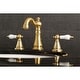 preview thumbnail 24 of 26, English Classic Widespread Bathroom Faucet Brushed Brass