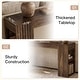 preview thumbnail 7 of 8, Farmhouse Console Table with Storage, 86.6 Inch Extra Long Entryway Table