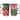 Assorted Set of 4 Holiday print Wax Resist Mugs