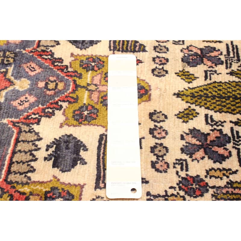 ECARPETGALLERY Hand-knotted Anatolian Cream Wool Rug - 3'2 x 6'2