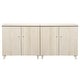 preview thumbnail 21 of 50, Buffet Cabinet with 3 Compartments for Dining Room, 32.4"H Sideboard