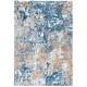preview thumbnail 76 of 113, SAFAVIEH Aston Fedra Modern Abstract Rug 4' x 6' - Navy/Gold - Rectangle