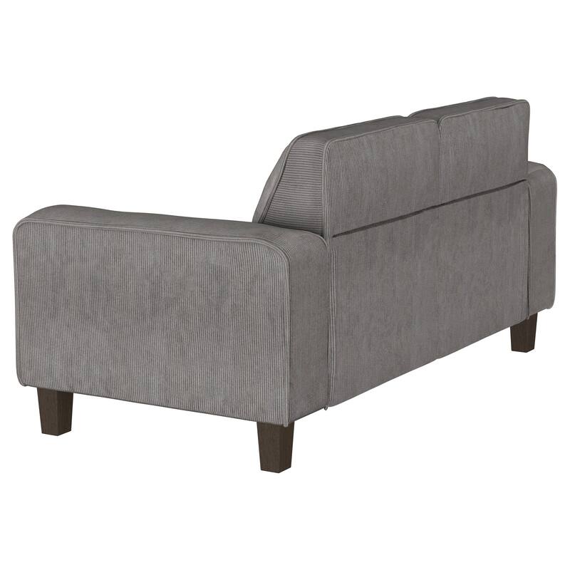 Deerhurst Upholstered Track Arm Tufted Loveseat
