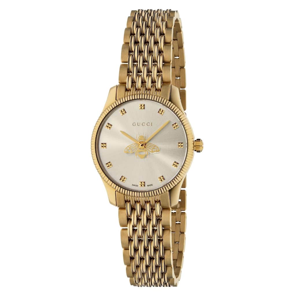Gucci Women's G-Timeless Silver Dial Watch - YA1265021 - 6 (36)